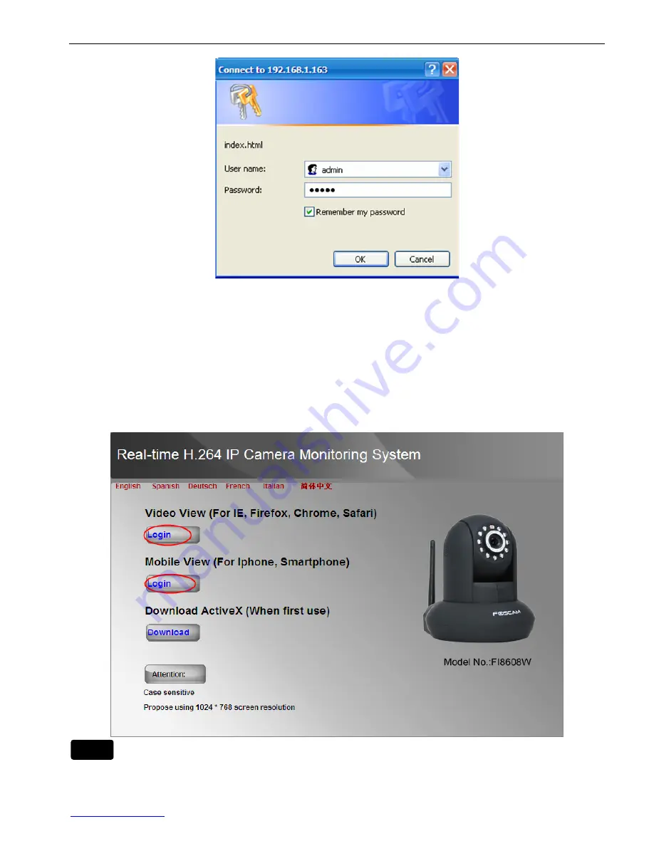 Foscam FI8608W Quick Installation Manual Download Page 5