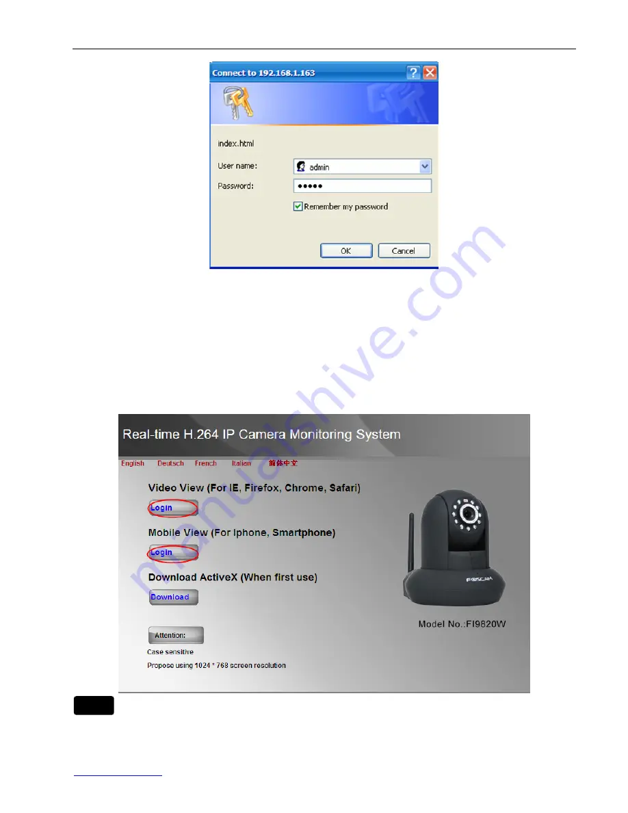 Foscam FI9820W Quick Installation Manual Download Page 5