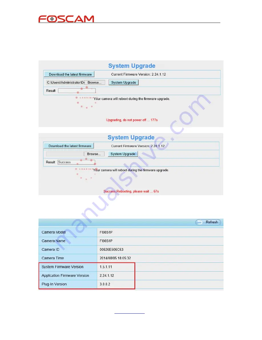 Foscam FI9851P Upgrade Manual Download Page 2