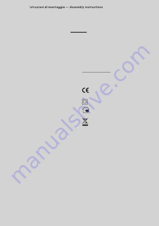 FOSCARINI 294003D-10 Manual Download Page 4