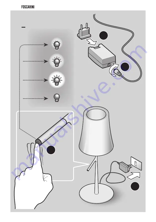 FOSCARINI Birdie LED grande Скачать руководство пользователя страница 4