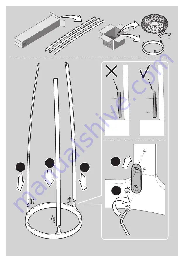 FOSCARINI Caboche Plus Assembly Instructions Manual Download Page 2