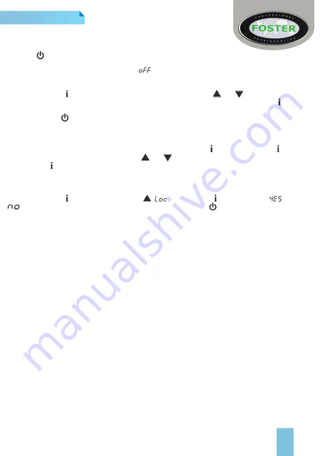 Foster Eco 410 Original Operation Instructions Download Page 15