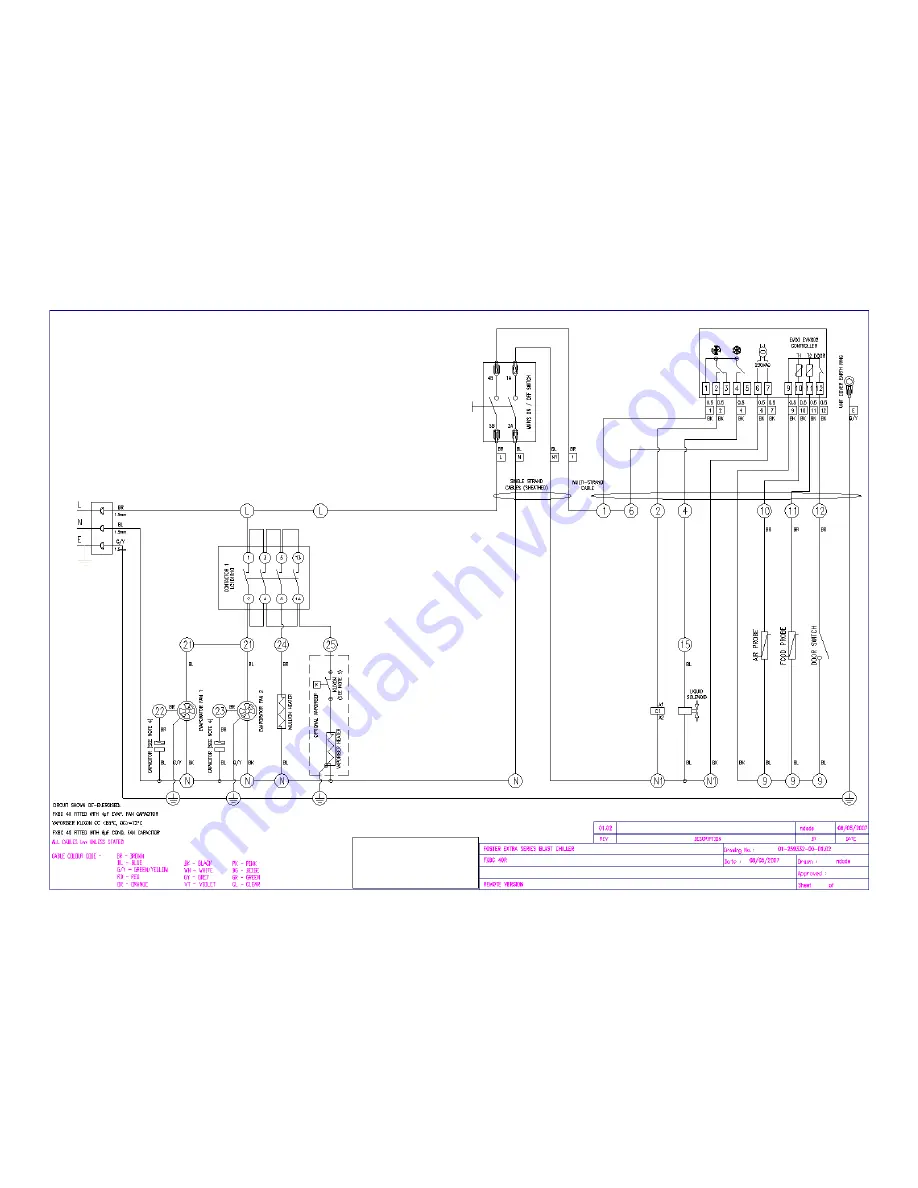 Foster FX Blast Chiller Service Manual Download Page 16