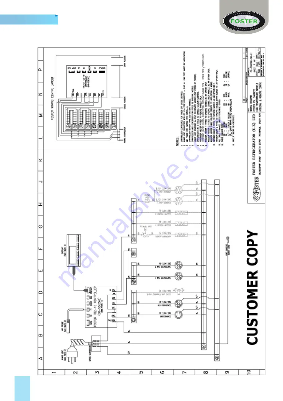 Foster SLIMLINE FSL400 Скачать руководство пользователя страница 16