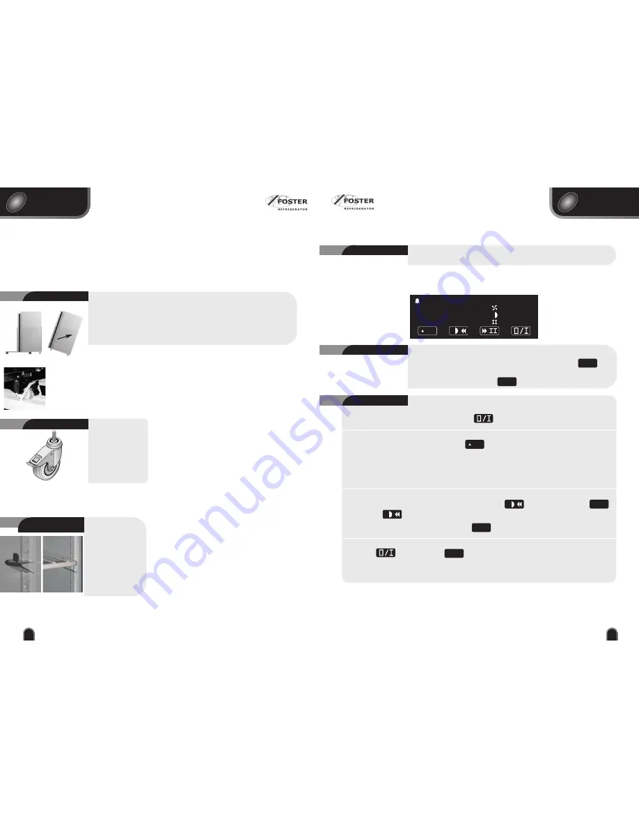 Foster slimline range Cabinet Installation And Operating Instruction Download Page 4