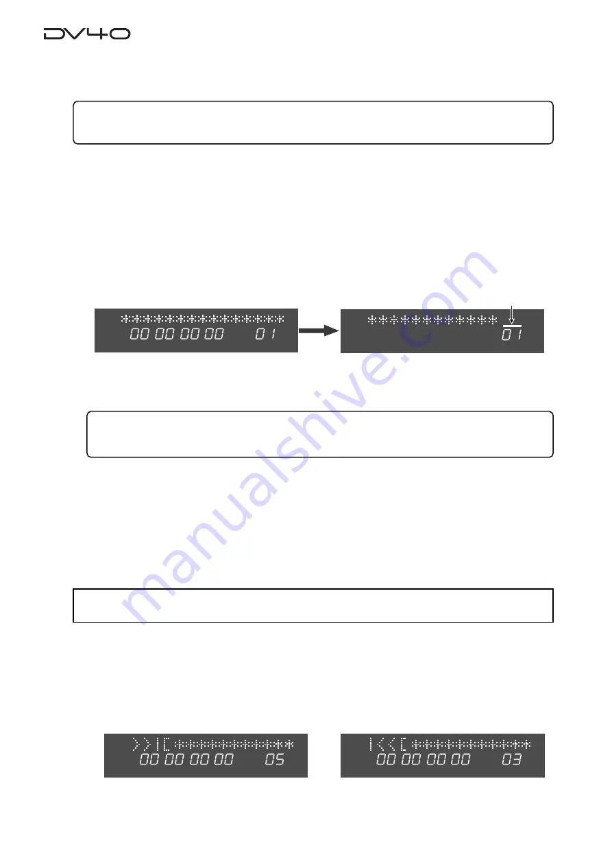 Fostex DV-40 Operation Manual Download Page 88