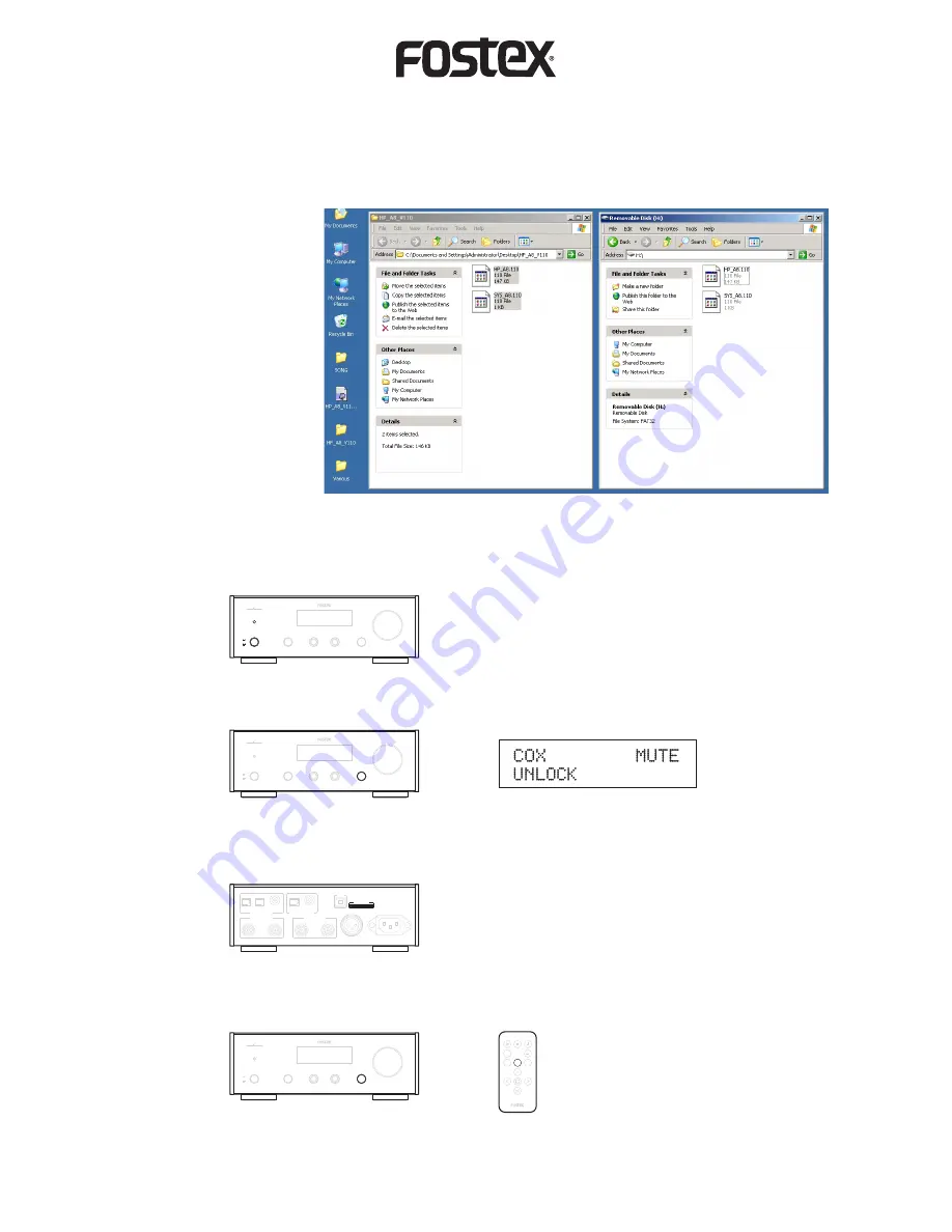 Fostex HP-A8 Firmware Update Manual Download Page 2