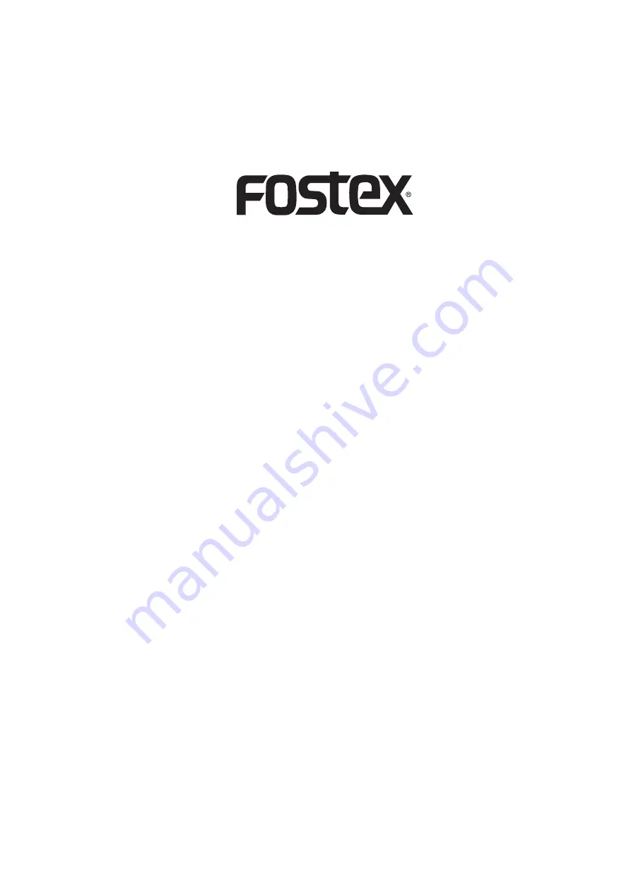 Fostex MC35 (Japanese) Product Manual Download Page 1