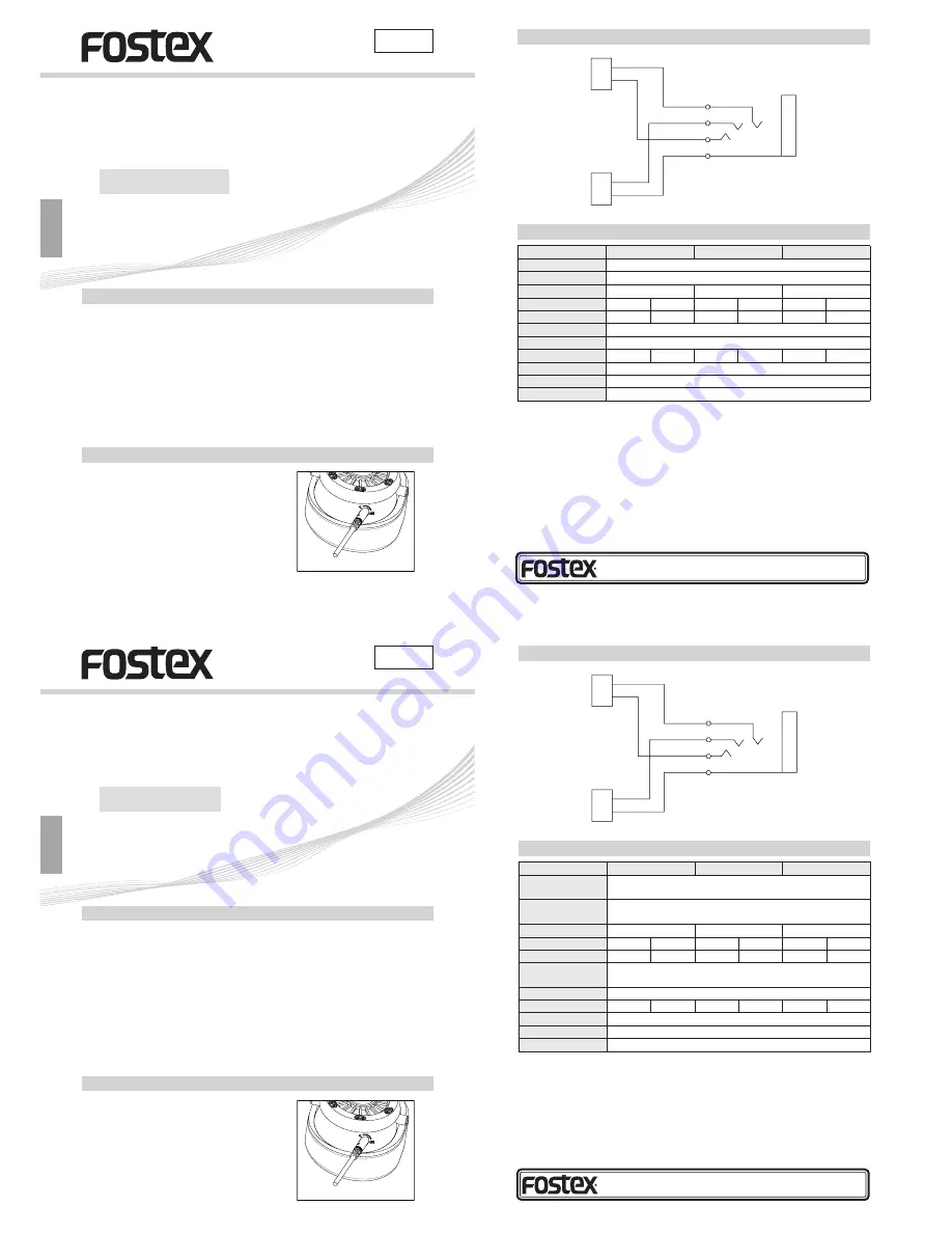 Fostex TR-70 Owner'S Manual Download Page 1