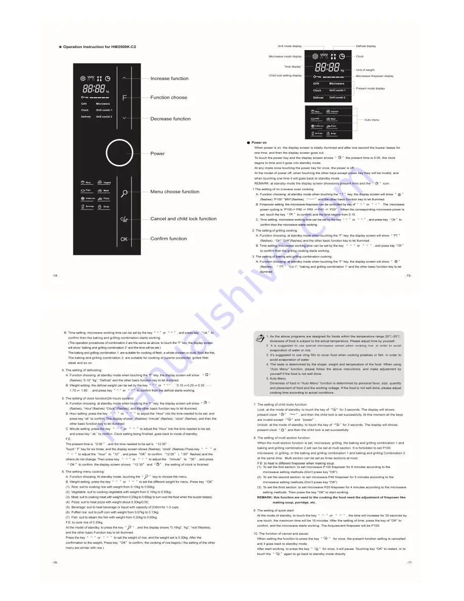 FOTILE HW25800K-01A User'S Ha Download Page 5