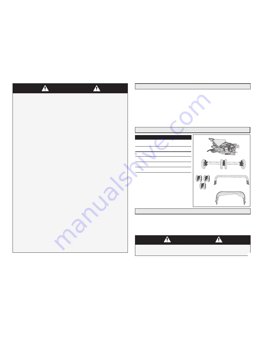 Foundations Four Passenger Assembly & Use Instructions Download Page 2