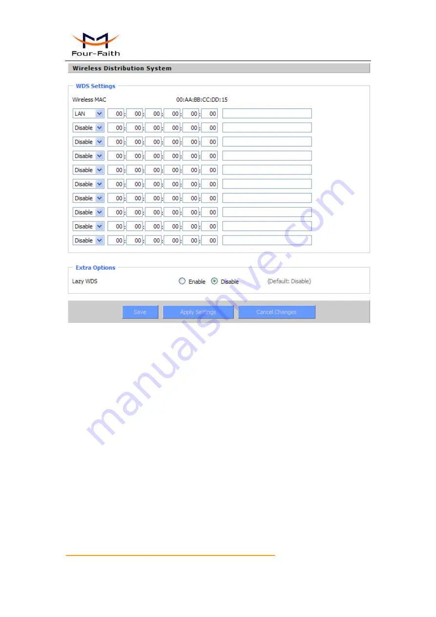 Four-Faith F3 36 Series User Manual Download Page 43