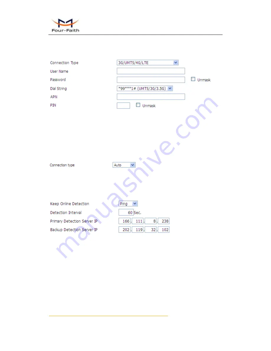 Four-Faith F3125 User Manual Download Page 20