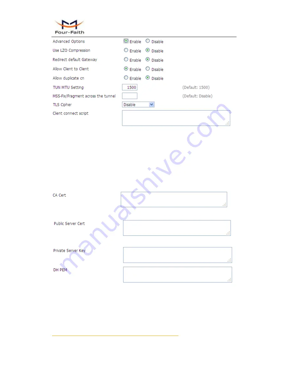 Four-Faith F3125 User Manual Download Page 36