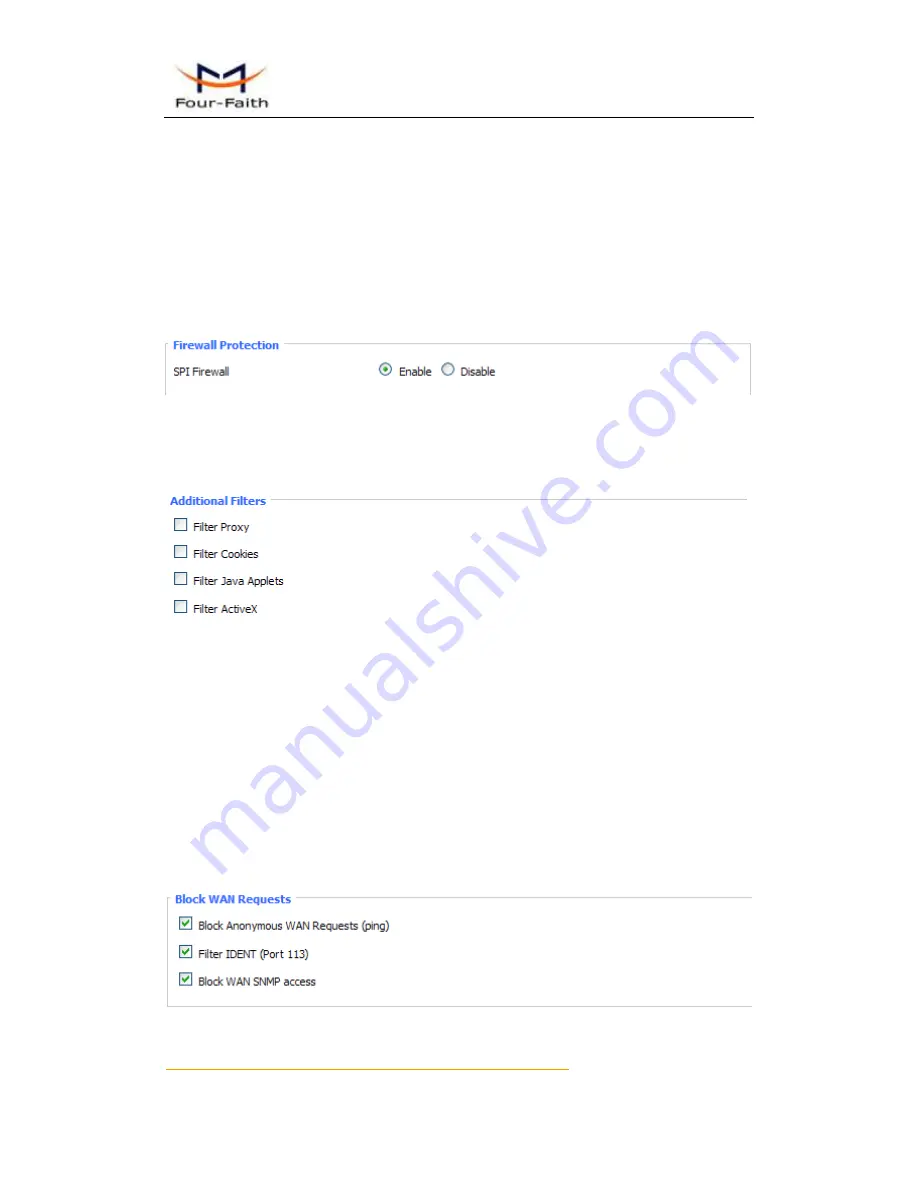 Four-Faith F3125 User Manual Download Page 43