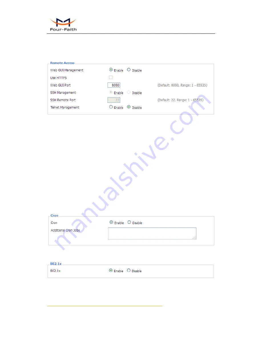 Four-Faith F3125 User Manual Download Page 56