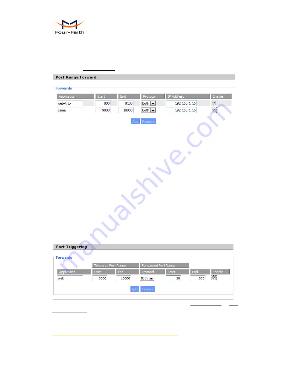 Four-Faith F3134S User Manual Download Page 71