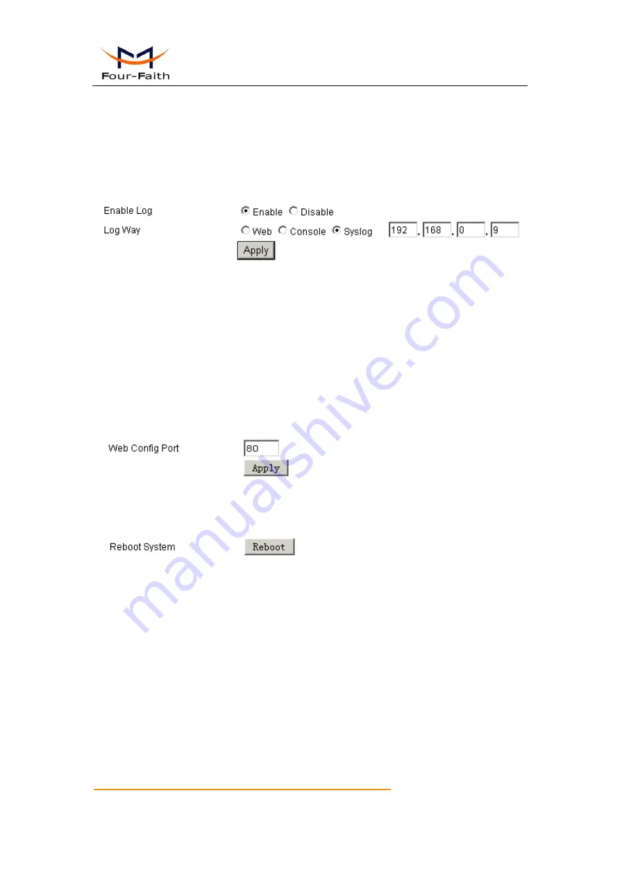 Four-Faith F7133 User Manual Download Page 34