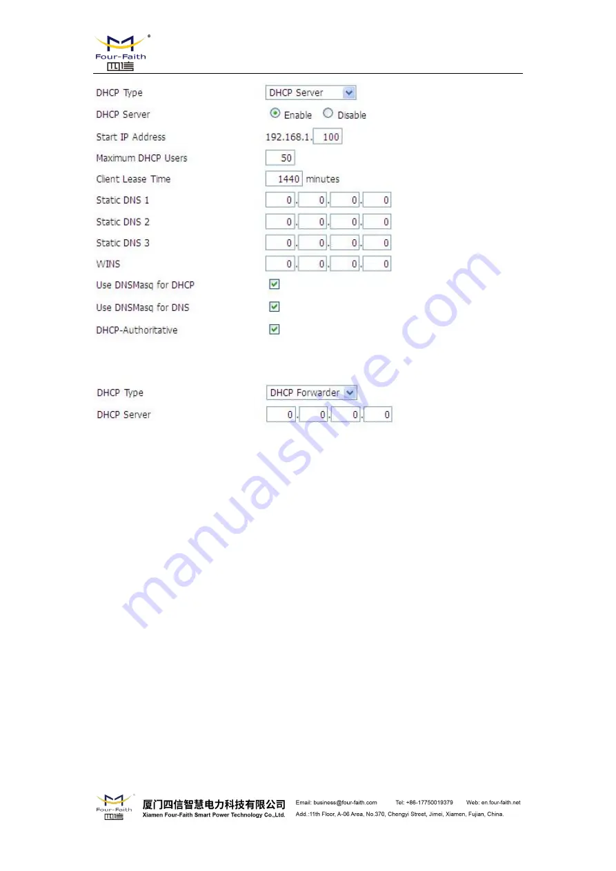 Four-Faith F8 26 Series User Manual Download Page 26