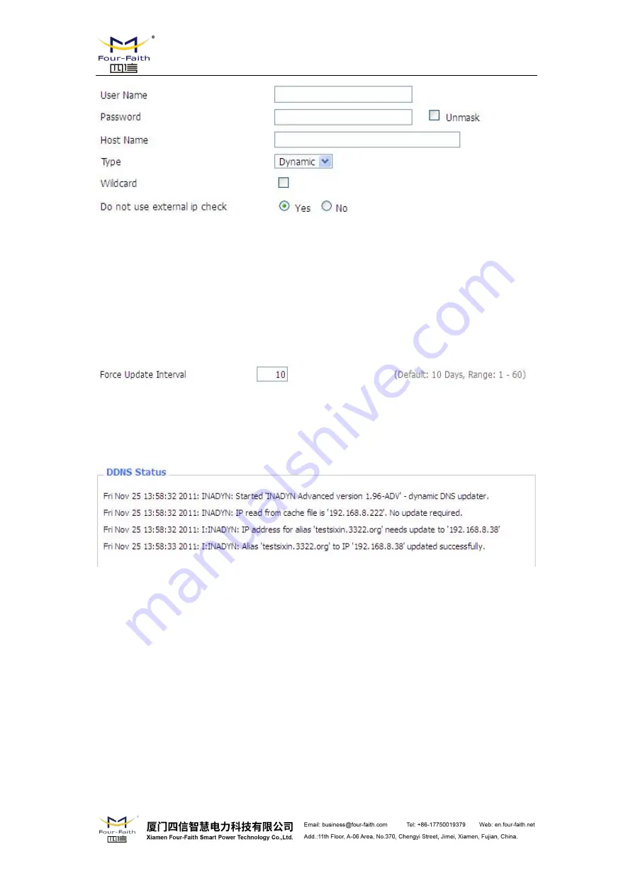 Four-Faith F8 26 Series User Manual Download Page 28