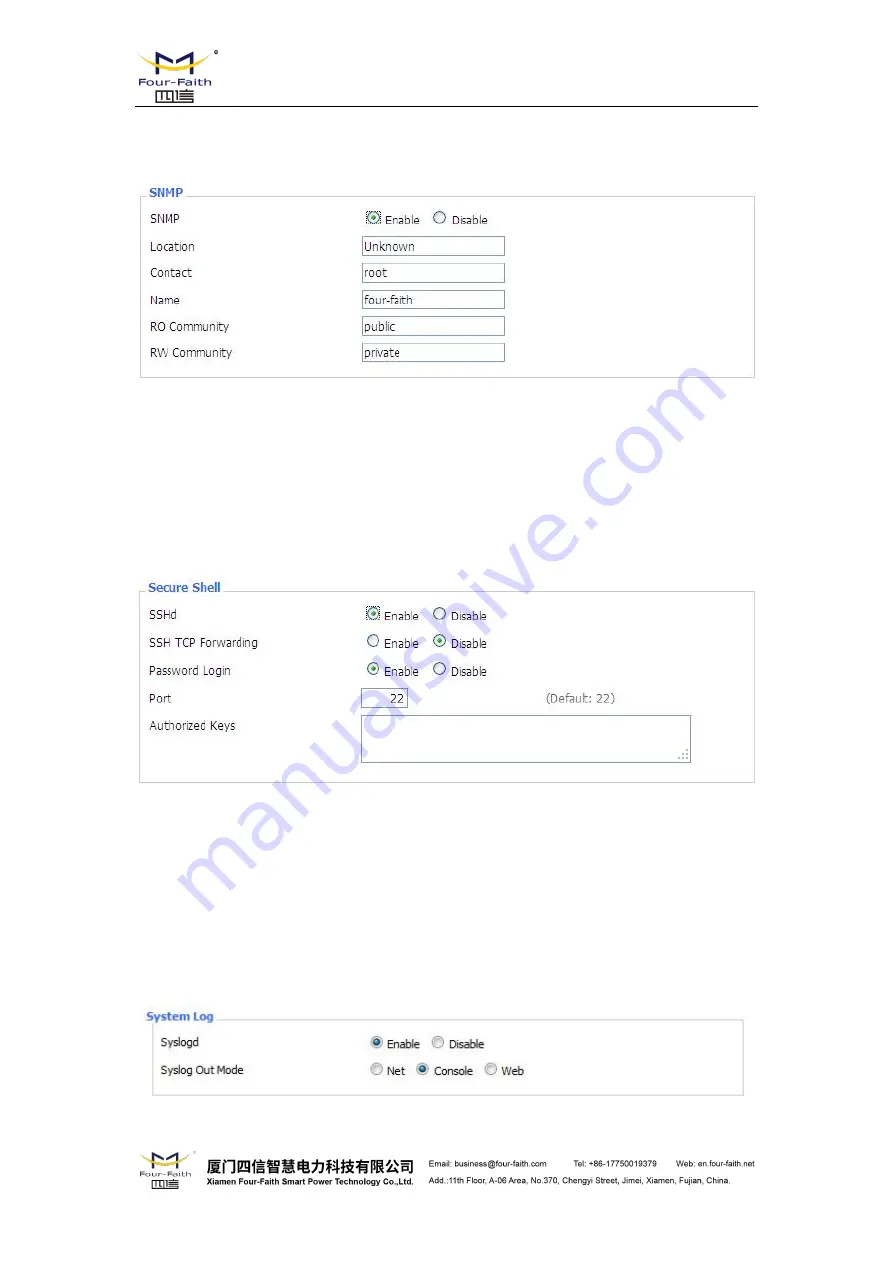 Four-Faith F8 26 Series User Manual Download Page 39