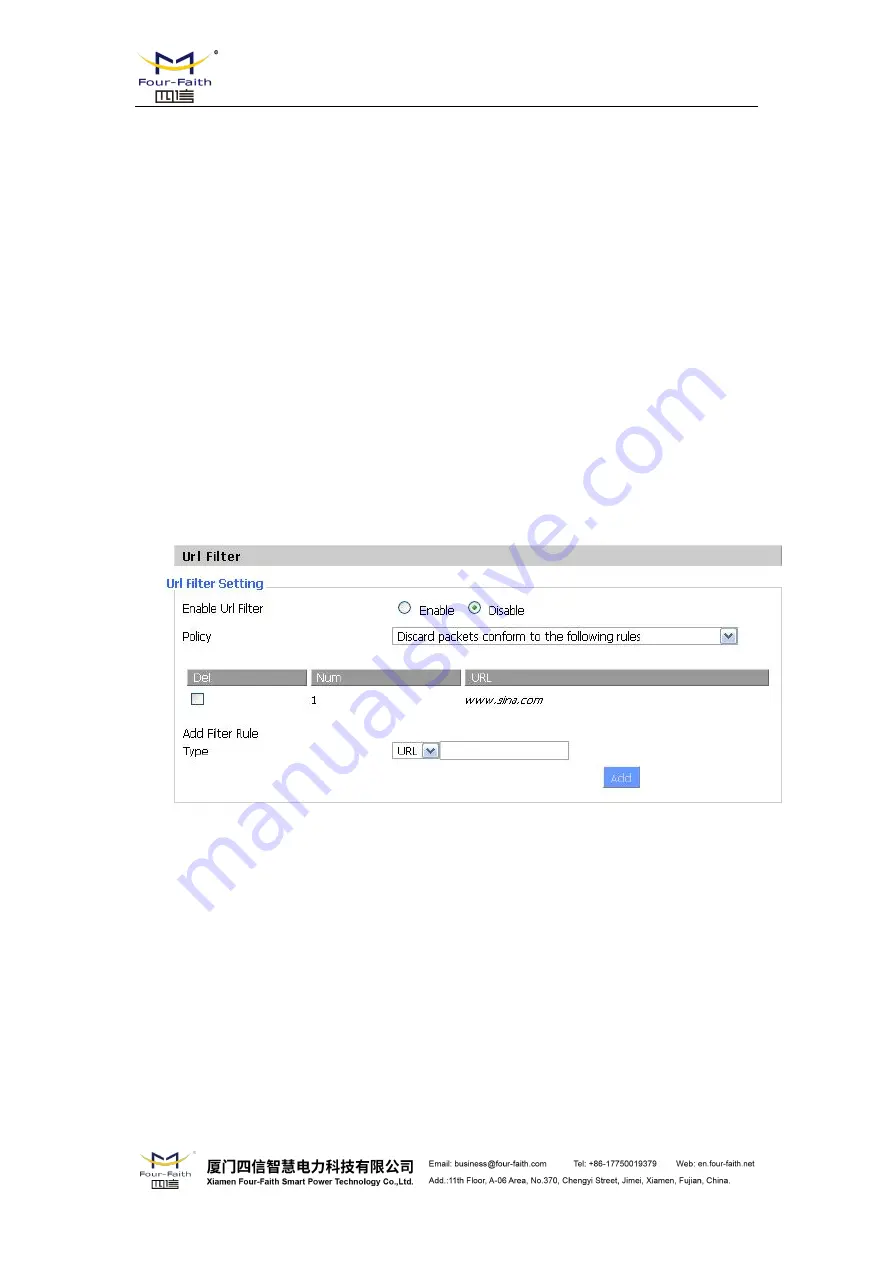 Four-Faith F8 26 Series User Manual Download Page 57