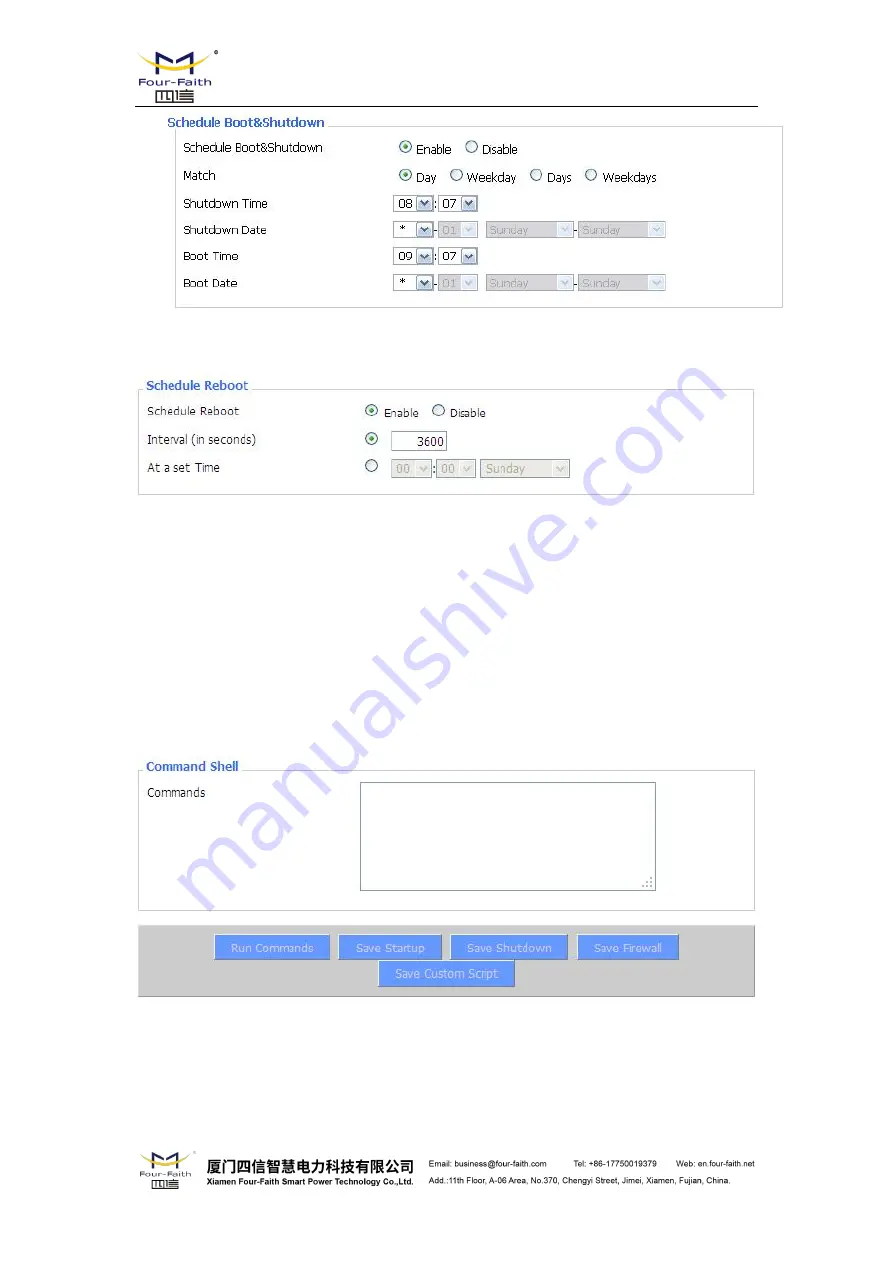 Four-Faith F8 26 Series User Manual Download Page 69