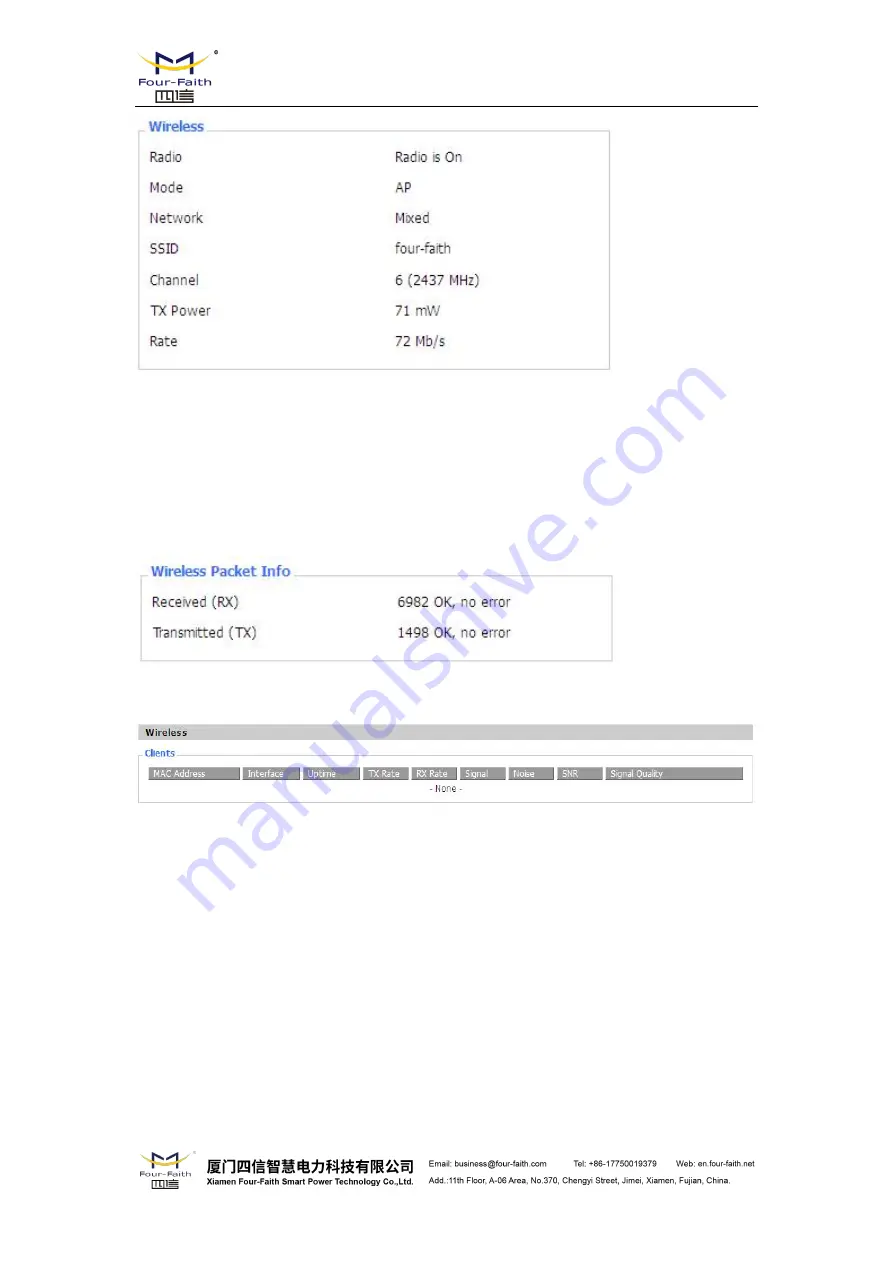 Four-Faith F8 26 Series User Manual Download Page 82