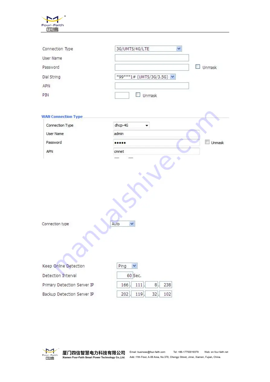 Four-Faith F8 36 Series User Manual Download Page 23