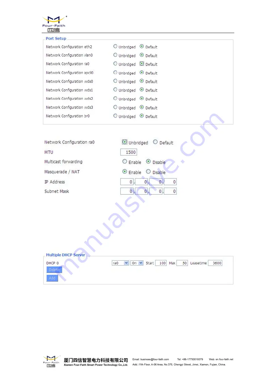 Four-Faith F8 36 Series User Manual Download Page 33