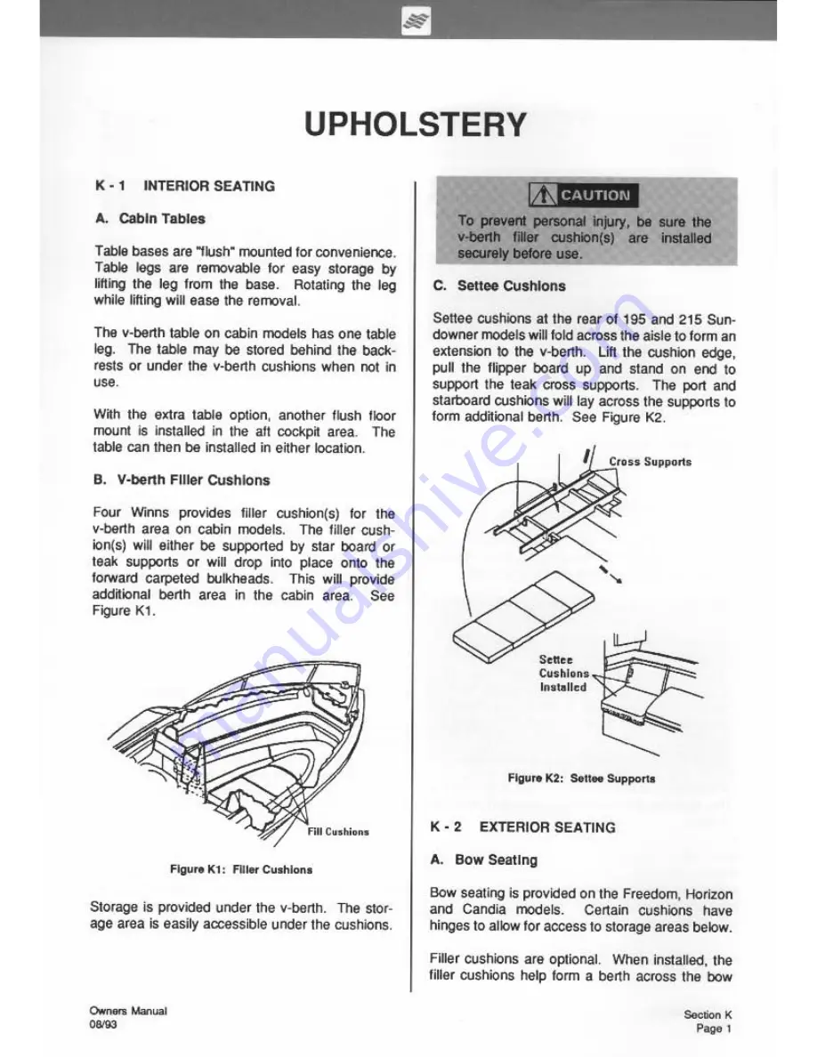 Four winns 1994 Sportboat 090-0025 Скачать руководство пользователя страница 64