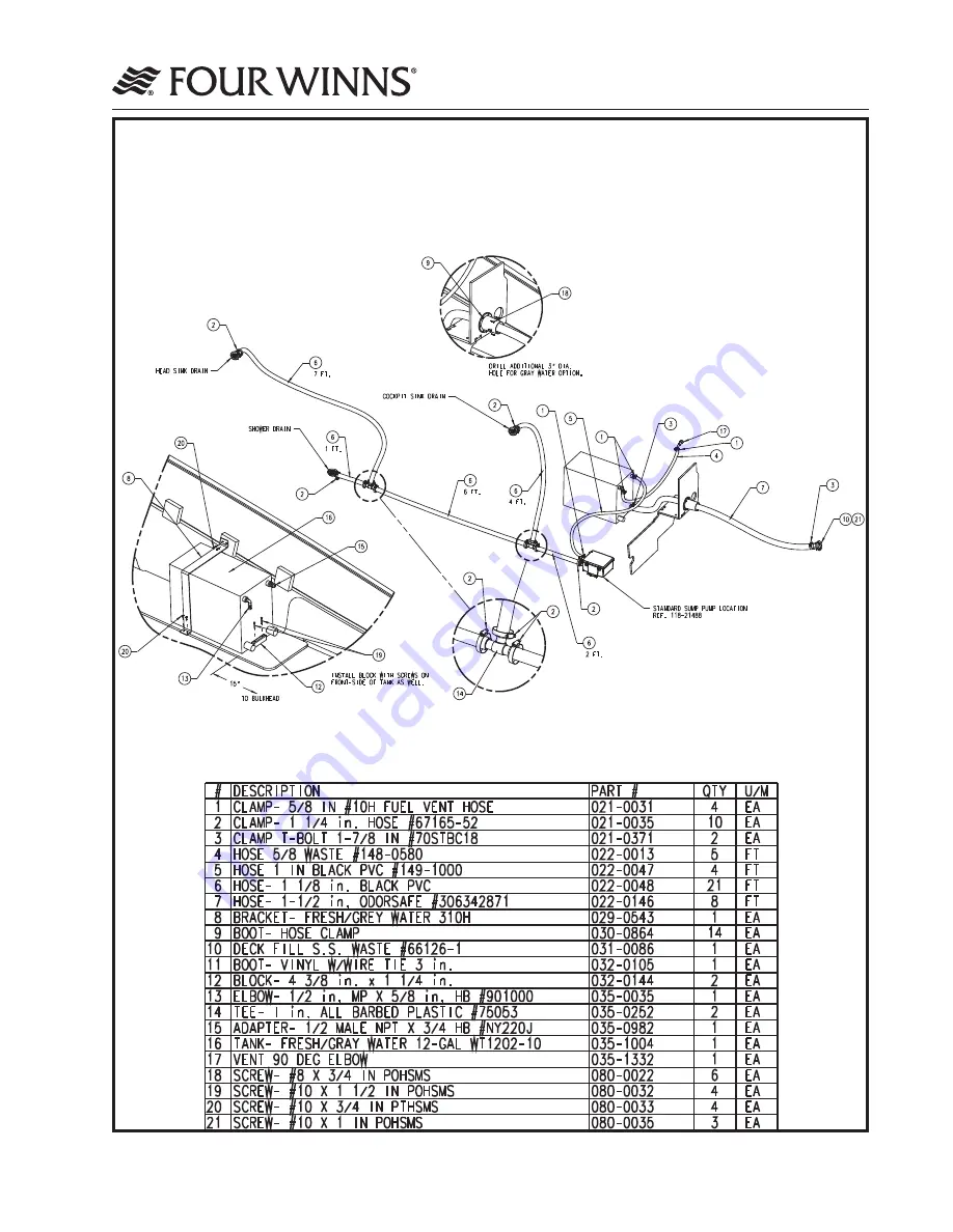 Four winns 310 Horizon Скачать руководство пользователя страница 100