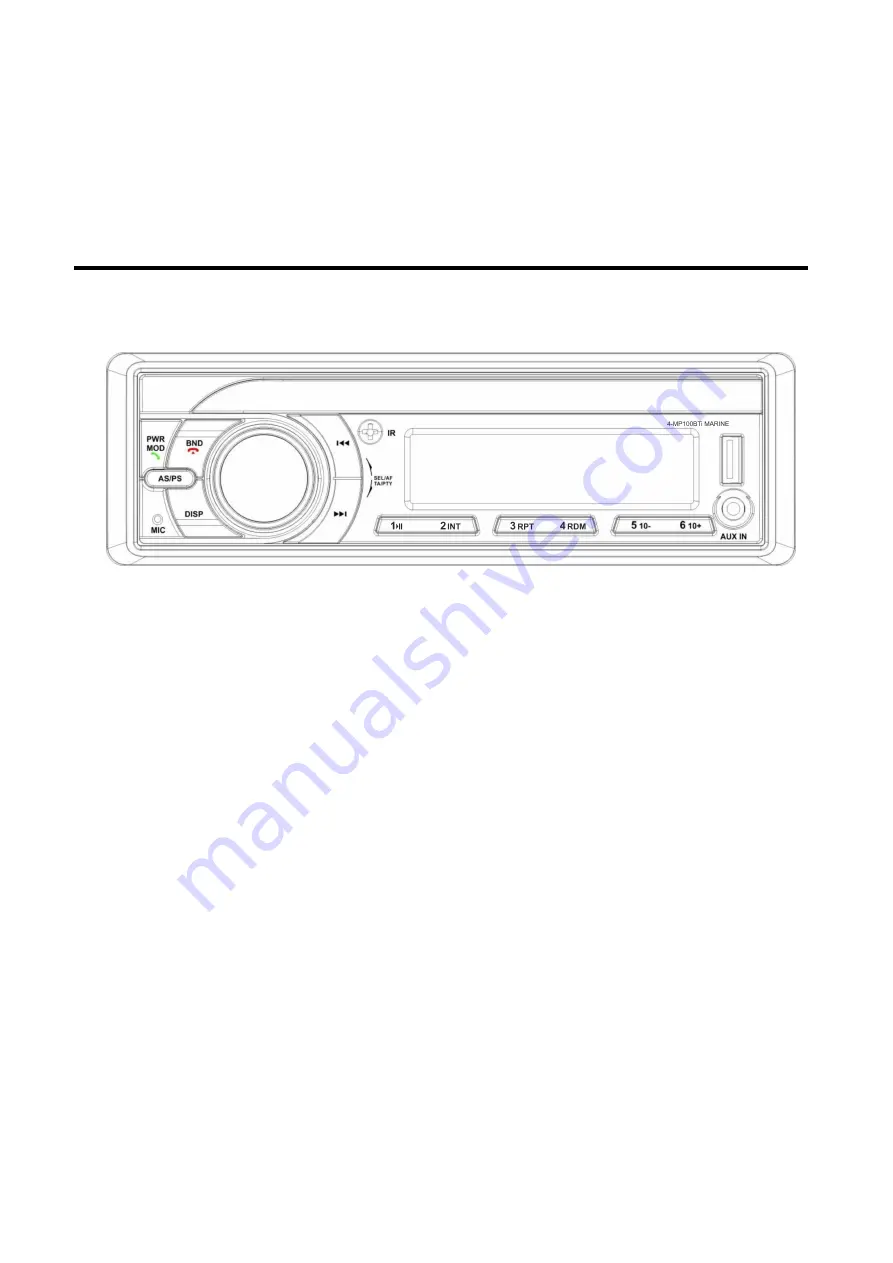 FOUR 4-MP100 BTi Manual Download Page 1