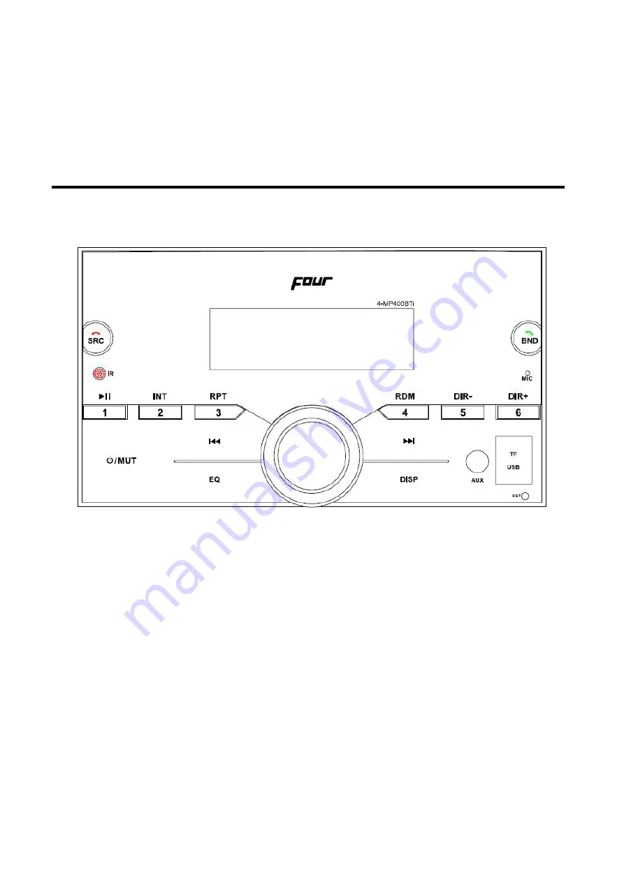 FOUR 4-MP400BTi Owner'S Manual Download Page 1