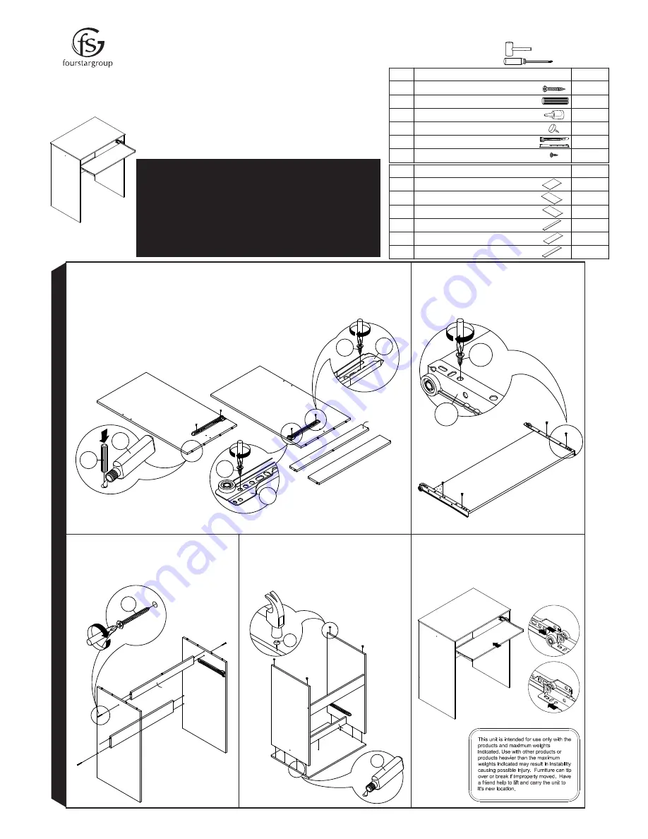 FourStar 11222883 Assembly Instructions Download Page 1