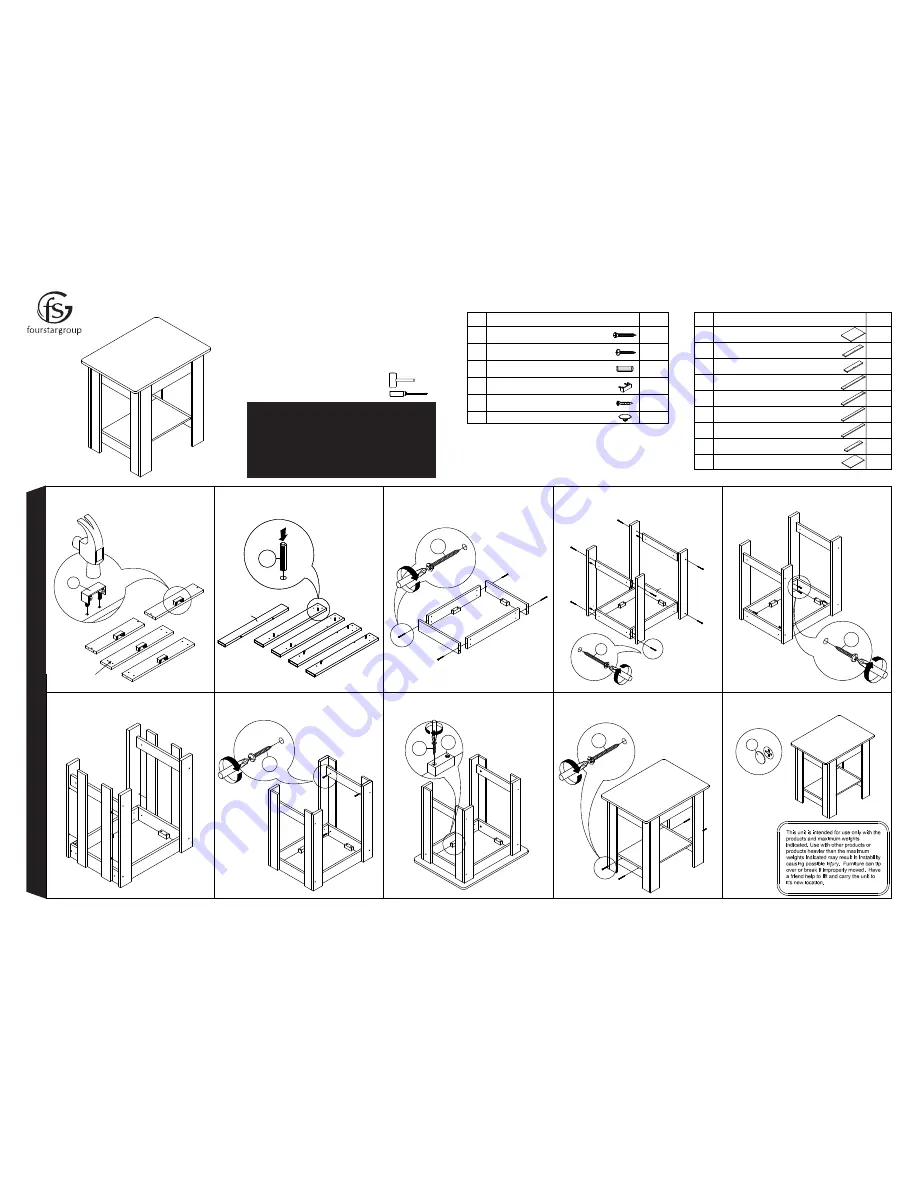 FourStar 11222995CB Assembly Instructions Download Page 1