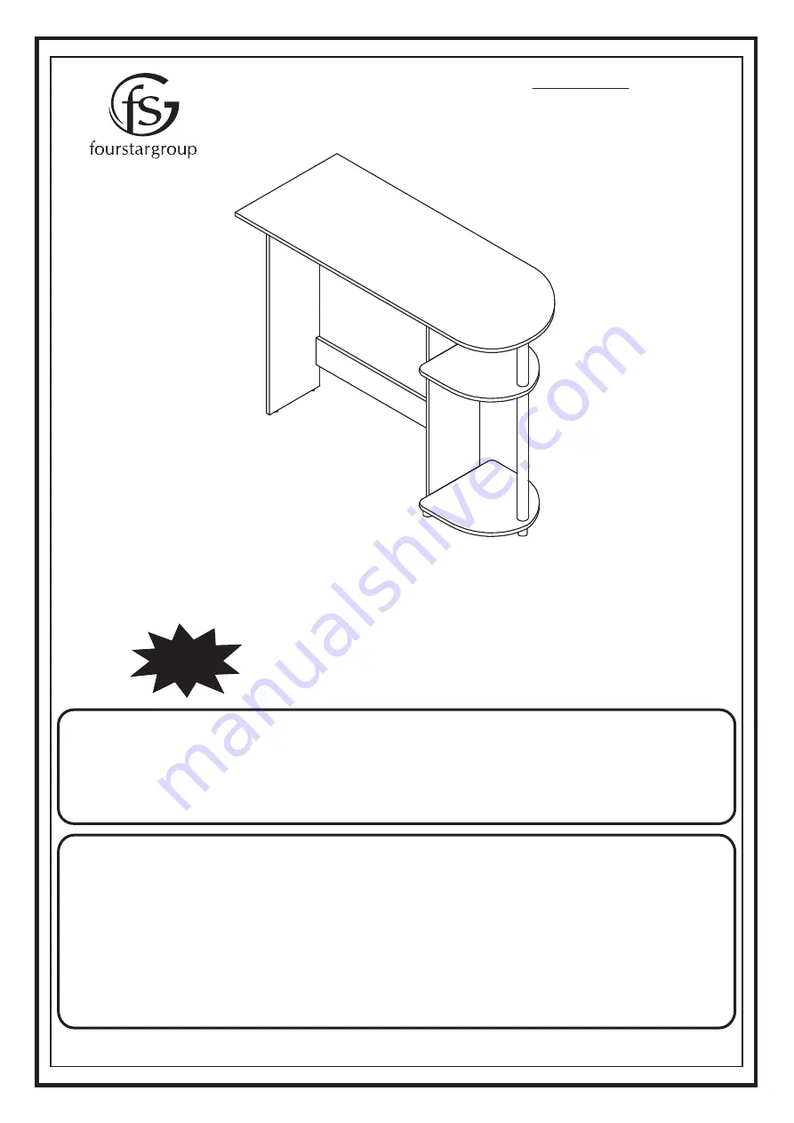 FourStar 4893948120444 Instruction Booklet Download Page 1