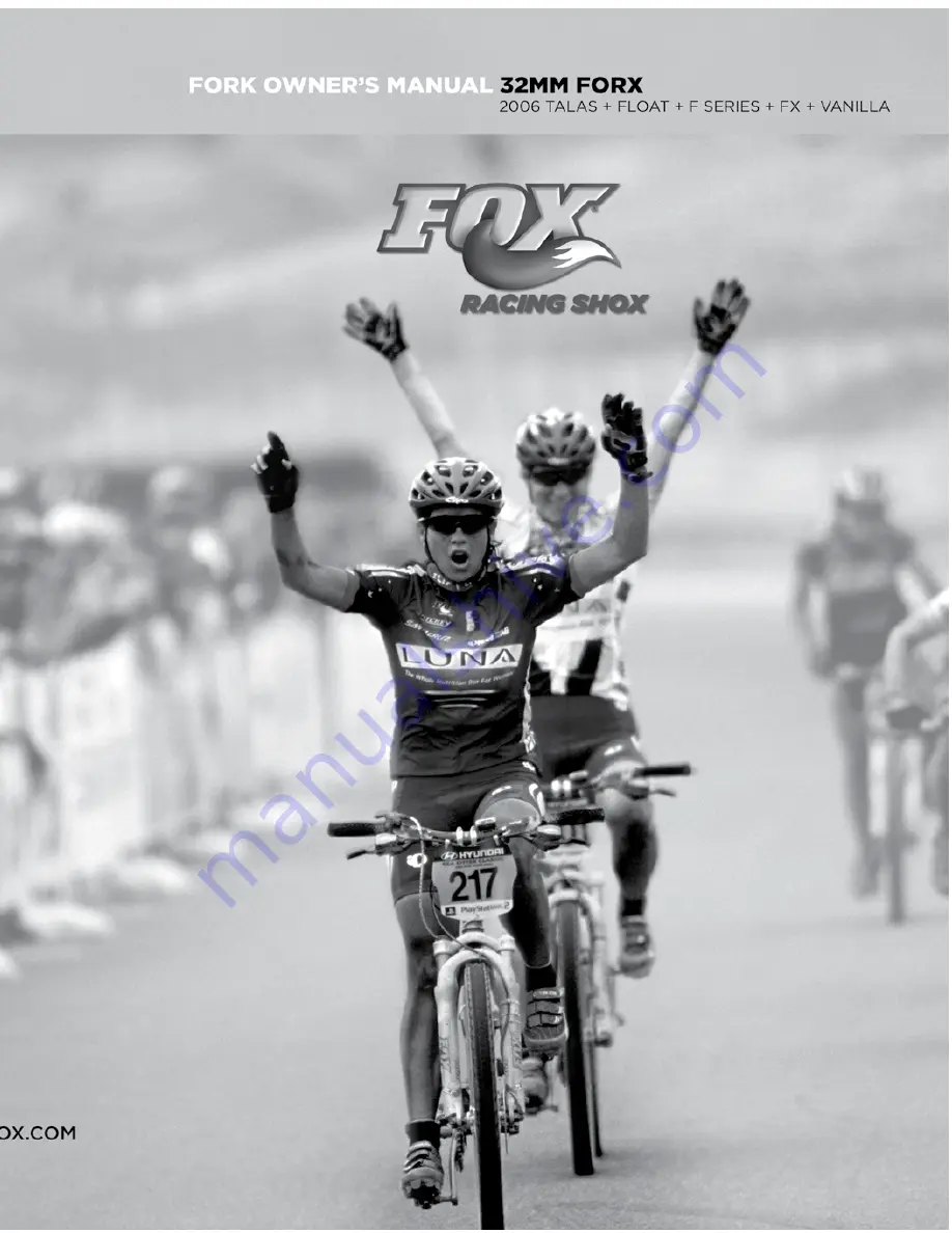 FOX RACING SHOX 32mm Forx Скачать руководство пользователя страница 1