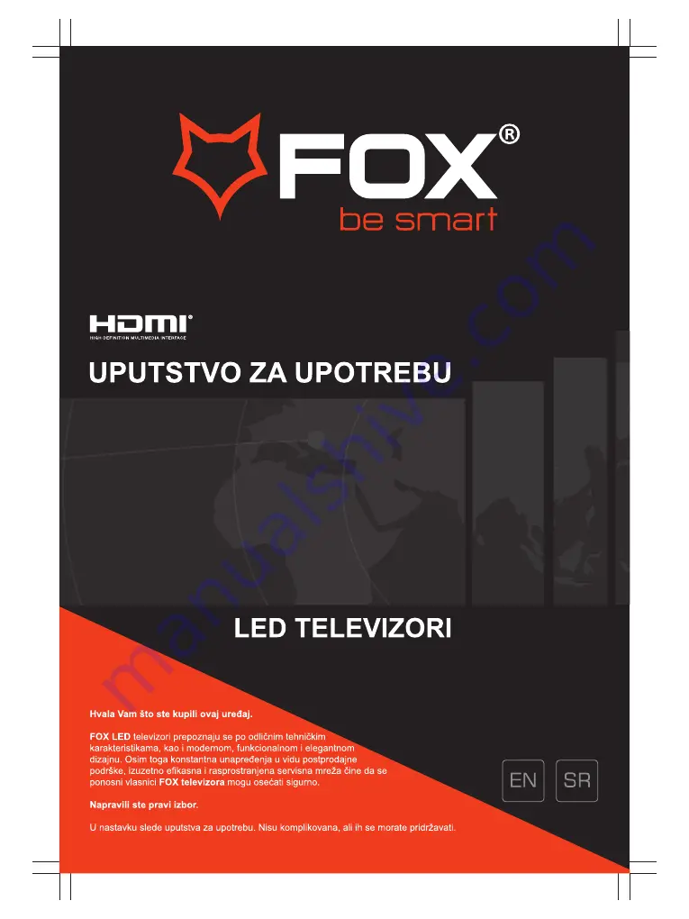 Fox 32DLE80 Скачать руководство пользователя страница 1