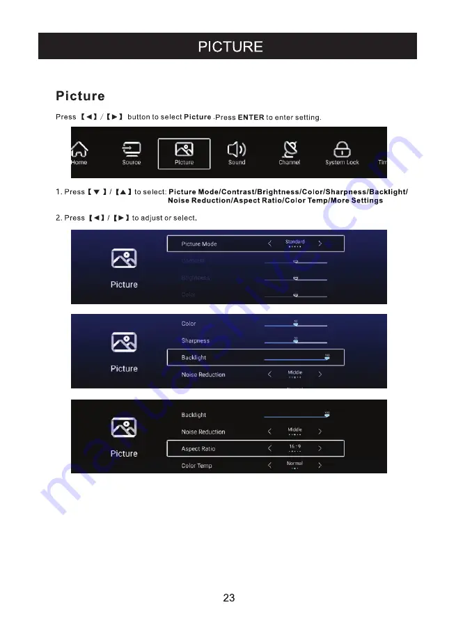 Fox 43DLE888 Manual Download Page 23