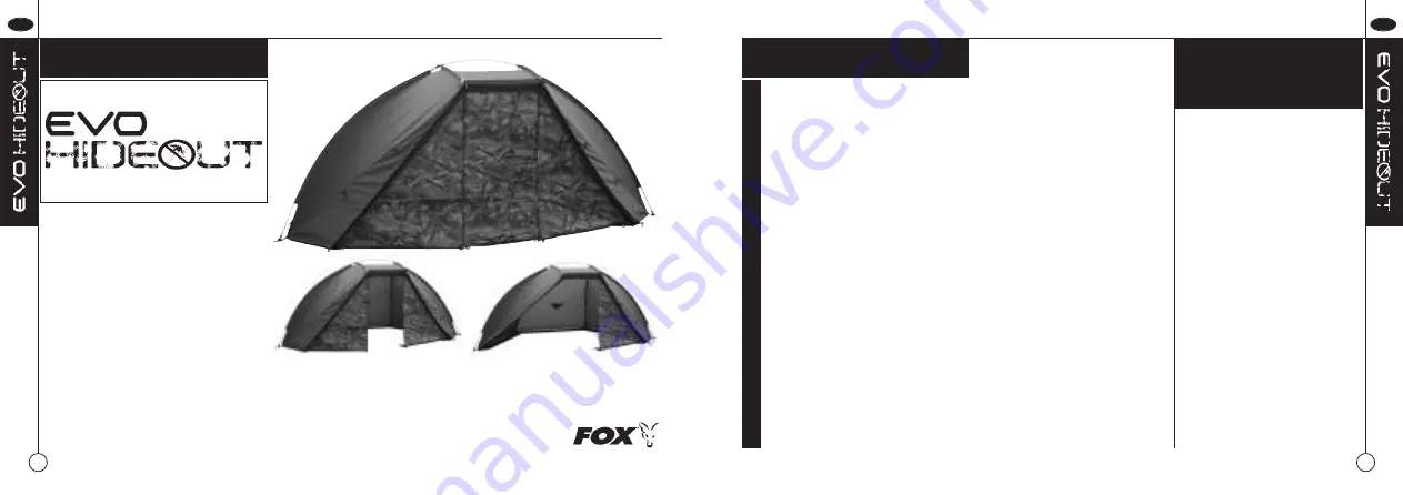 Fox Evo Hideout Скачать руководство пользователя страница 2