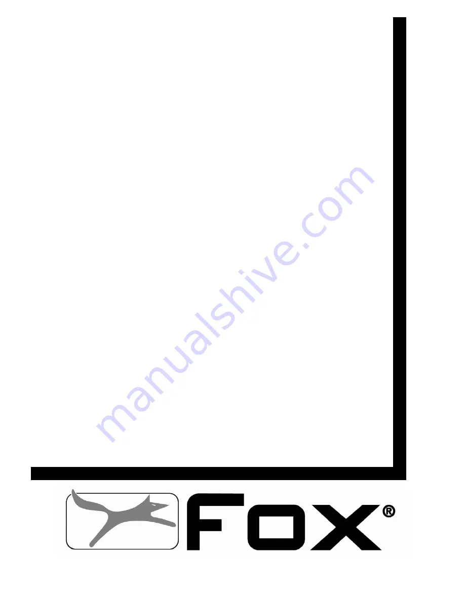 Fox F28-191 Assembling And Operating Manual Download Page 1