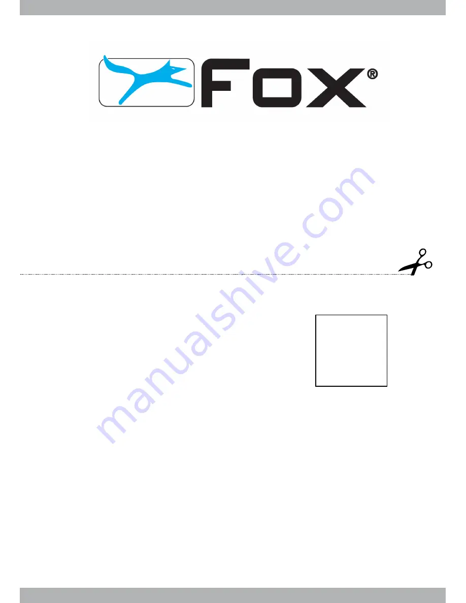 Fox F50-811 Manual Download Page 12