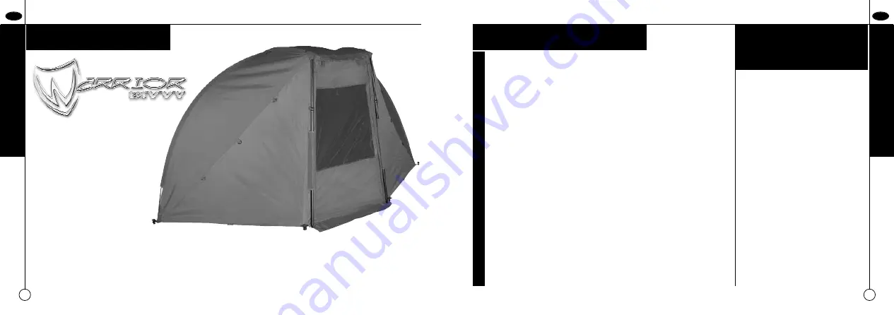 Fox Warrior Bivvy Скачать руководство пользователя страница 12