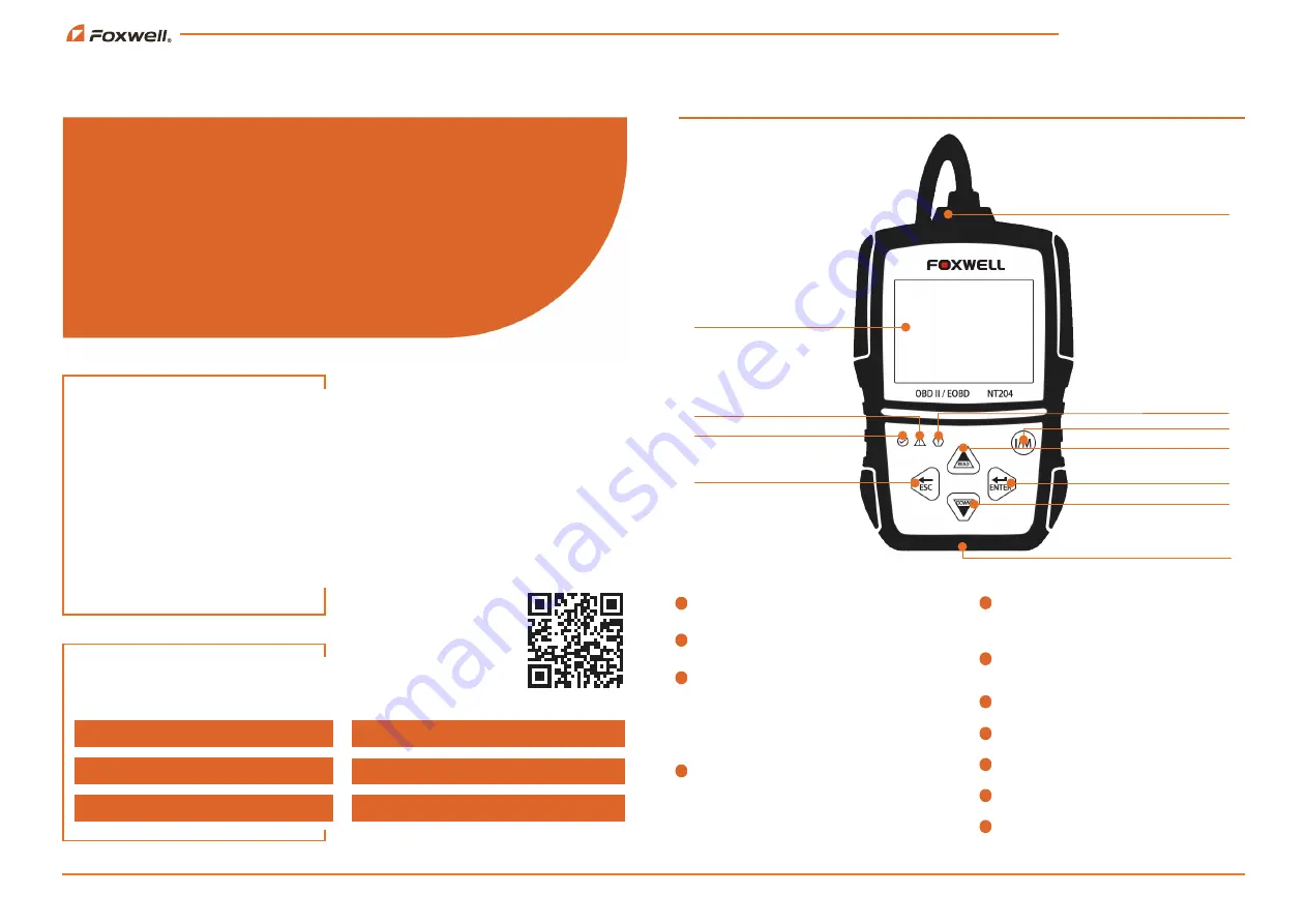 Foxwell ET2707 Quick Start Manual Download Page 1