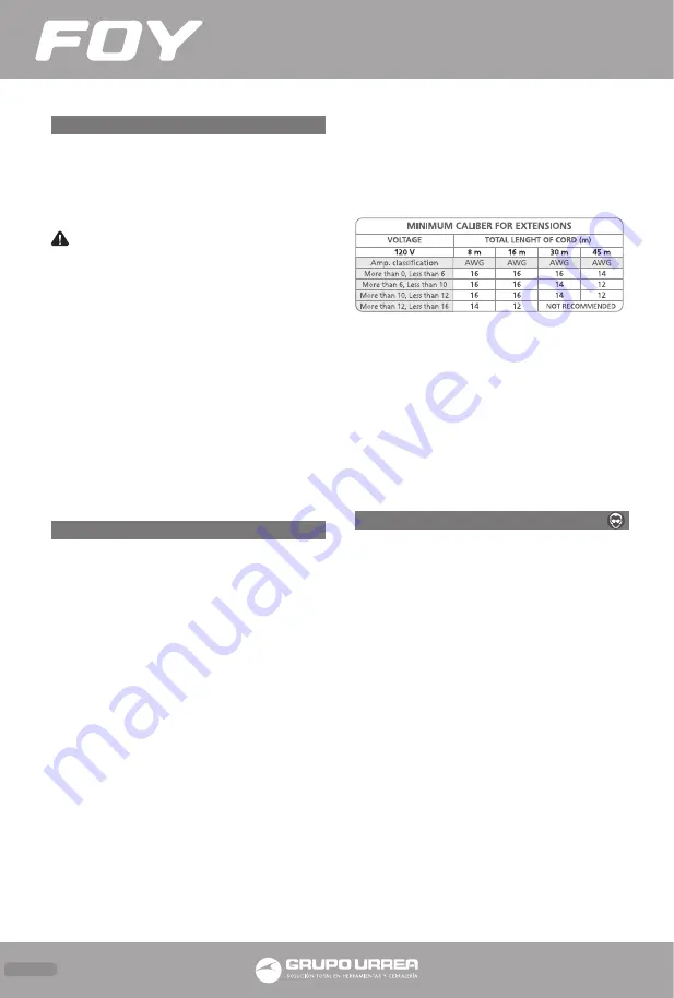 Foy BP305 User Manual And Warranty Download Page 10