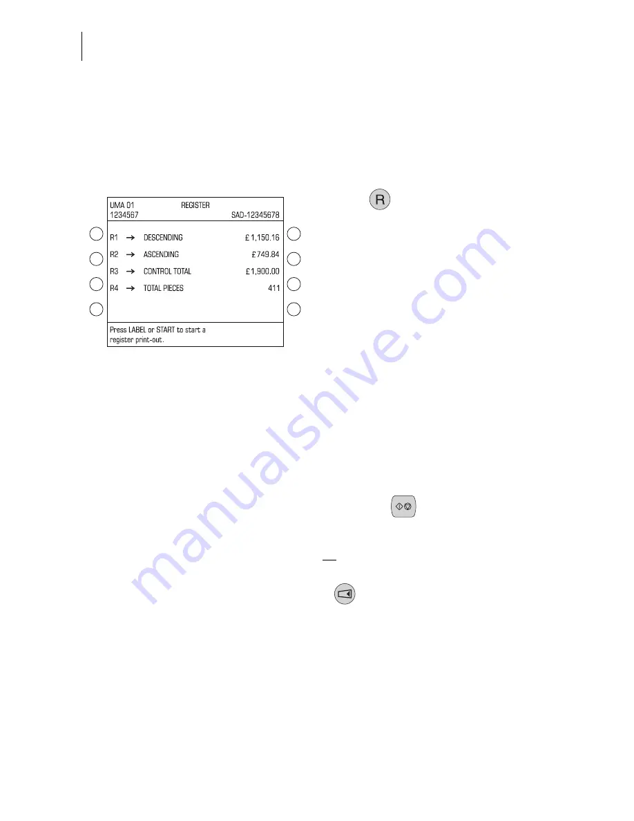 FP ultimail Operator'S Manual Download Page 62