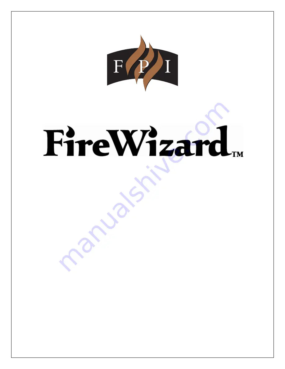 FPI FireWizard Operation Instructions Manual Download Page 1