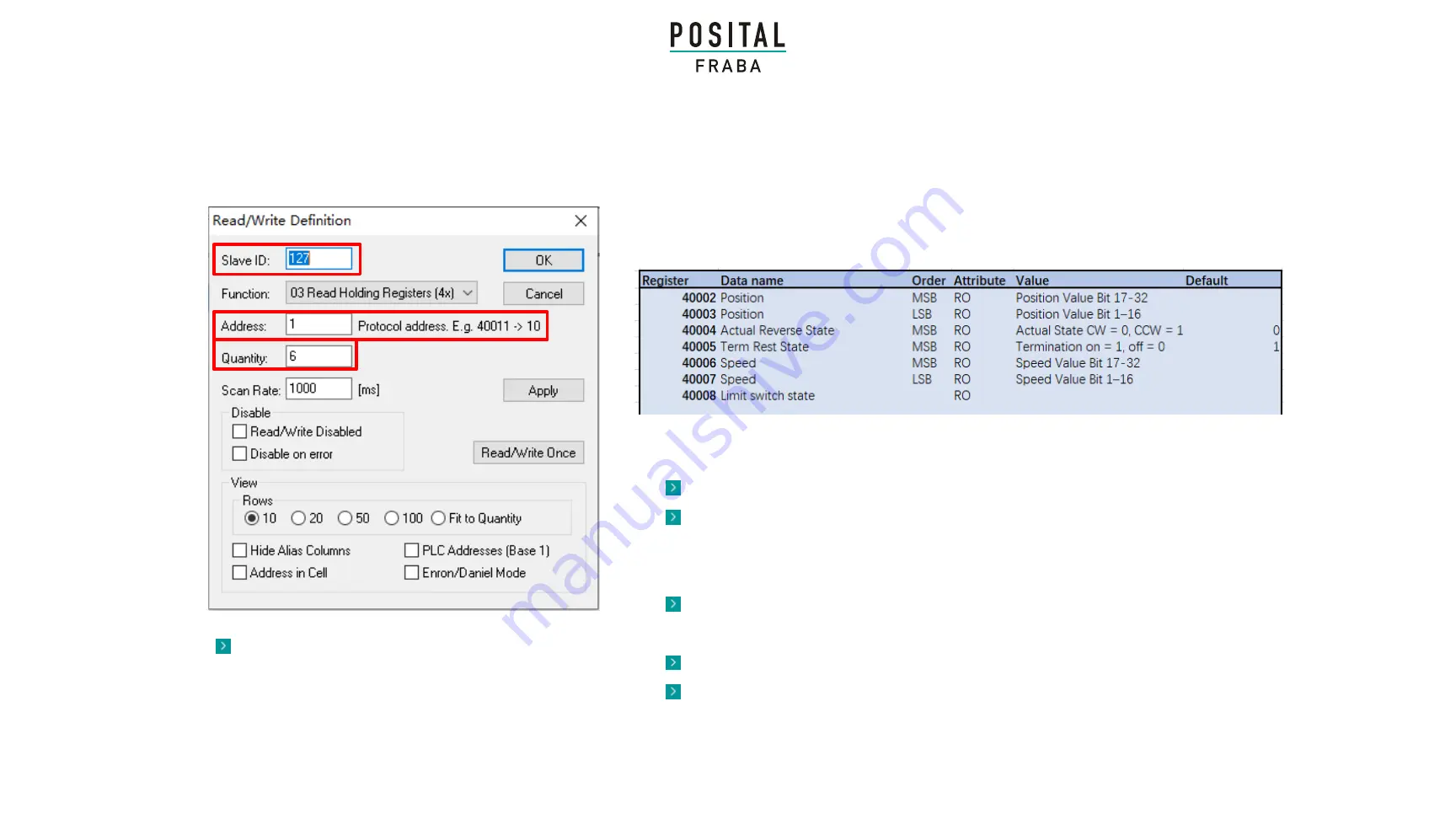 Fraba Posital Quick Start Manual Download Page 5